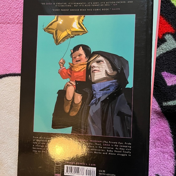 GRAPHIC NOVEL LOT- SAGA VOLUME 1-5 - Picture 5 of 6